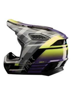 Kask enduro Thor Fleet szaro-fioletowy-fluo