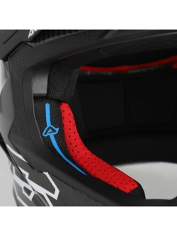 Kask enduro Acerbis Airstrike-C czarno-biały