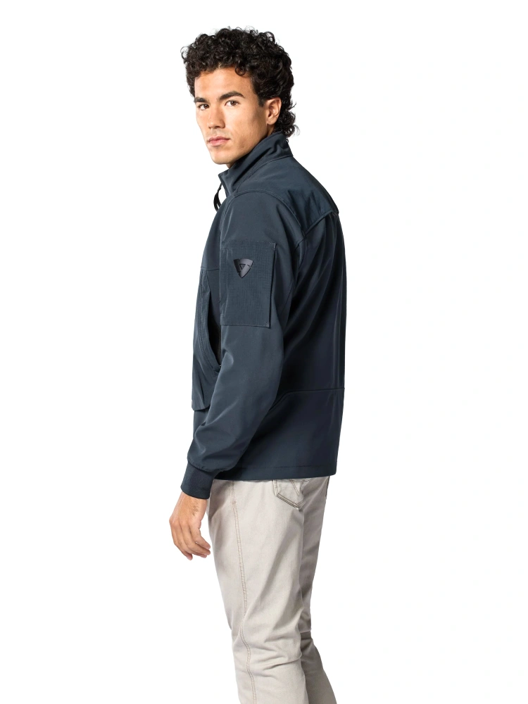 Softshell motocyklowy REV’IT! Atwater ciemnoniebieski