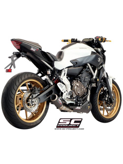 Pełny układ wydechowy 2-1, SC-Project CR-T - Yamaha MT-07 [13-16]