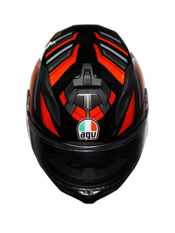 Kask integralny AGV K7 Taurax czarno-czerwony