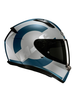 Kask integralny HJC C10 Tez niebiesko-srebrny