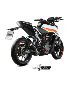 Tłumik motocyklowy Slip-On Line (MK3) MIVV do KTM Duke 125 / 390 (21-) czarny