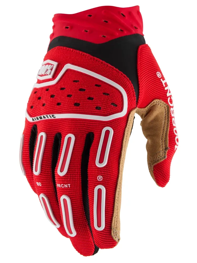 Rękawice cross dziecięce 100% Airmatic 2 czerwono-czarne