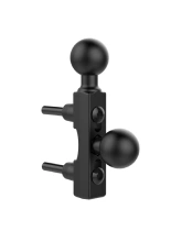 Uchwyt kulowy RAM do montażu na zbiorniczek hamulca i sprzęgła z dodatkową głowicą kulową