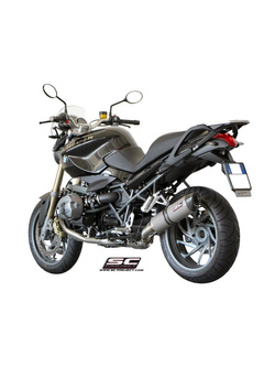 Tłumik SC-Project Oval Titanium + Carbon (SLIP ON) - BMW R 1200 R [08-10]