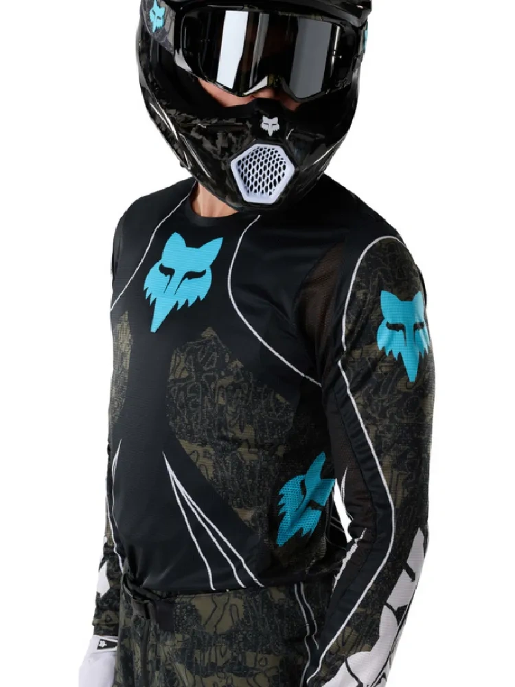 Bluza enduro Fox Flexair Apex czarne