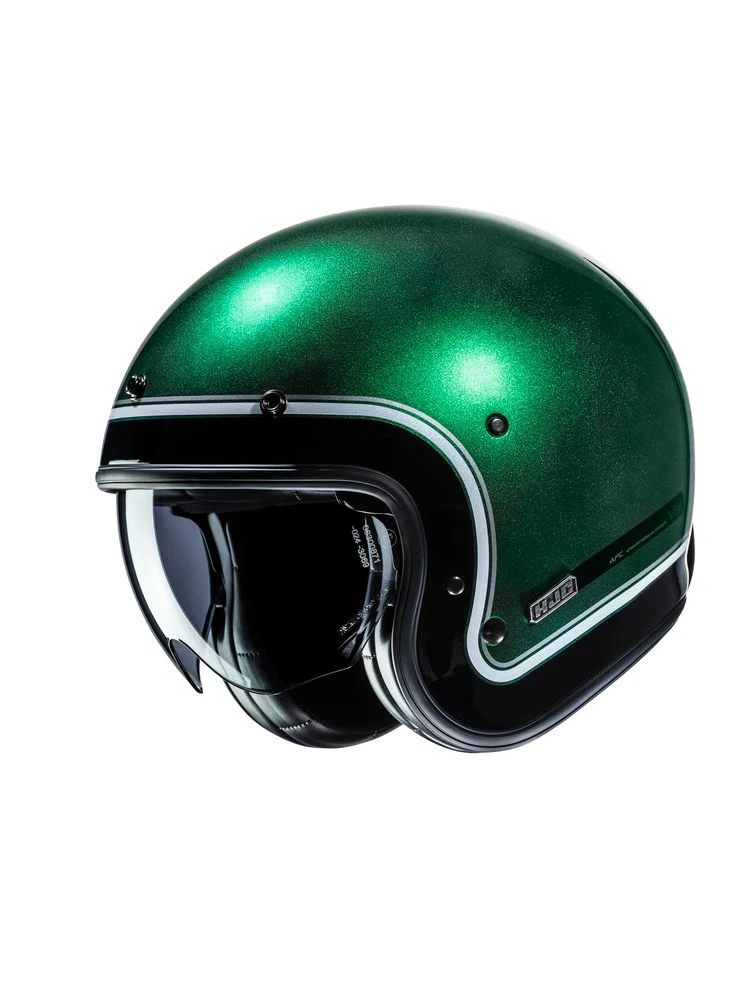 Kask otwarty HJC V31 Nova zielony