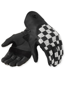 Rękawice motocyklowe skórzane REV’IT! Redhill biało-czarne