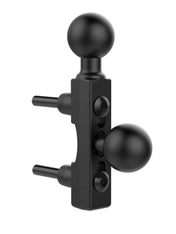 Uchwyt kulowy RAM do montażu na zbiorniczek hamulca i sprzęgła z dodatkową głowicą kulową