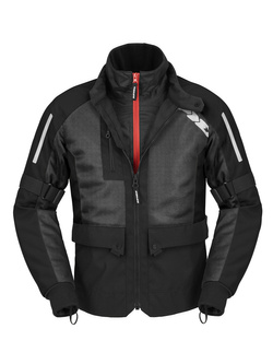 Kurtka motocyklowa tekstylna Spidi Net H2Out czarna