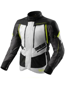 Kurtka motocyklowa tekstylna Rebelhorn Hardy 3.0 czarno-szaro-żółta