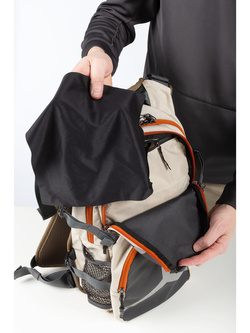 Plecak motocyklowy Klim Arsenal 15 brązowo-pomarańczowy