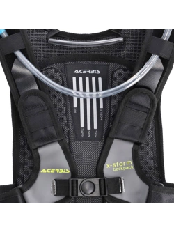 Plecak enduro Acerbis X-Storm Logo z bukłakiem 3 litry, czarno-biały [pojemność: 14.5 l]