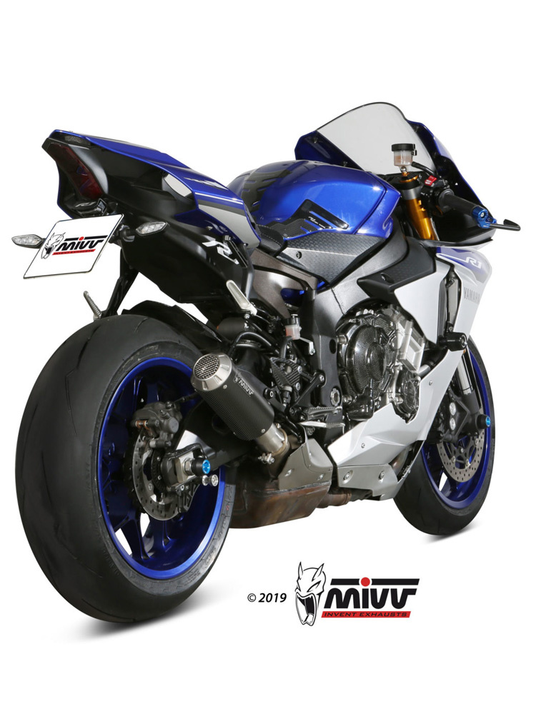Tłumik motocyklowy Slip-On Line (MK3) MIVV do Yamaha YZF R1 1000 (15-) carbon