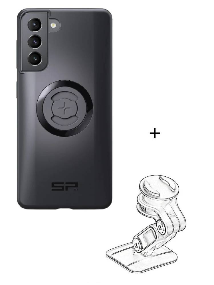 Zestaw do samochodu: etui na telefon Samsung Galaxy S21 + mocowanie SP Connect