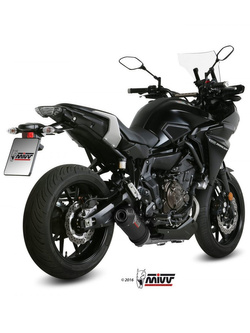 Pełny układ wydechowy (Oval) MIVV do Yamaha Tracer 700 / GT / 7 (16-) carbon