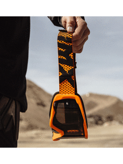 Gogle motocyklowe iMX Endurance Flip pomarańczowo-czarne