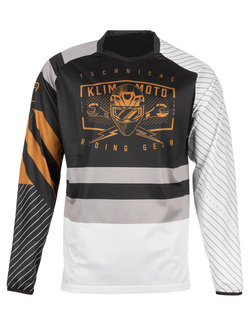 Bluza enduro Klim Petrol czarno-biała