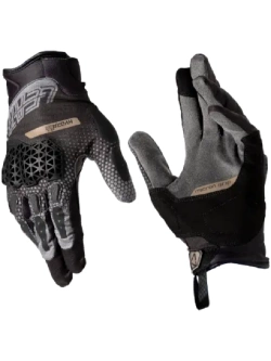 Rękawice motocyklowe Leatt Hydradri 5.5 Slealth Short czarno-szaro-złote