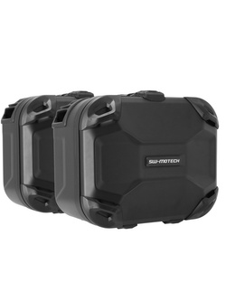 Zestaw: kufry boczne DUSC M/L + stelaże PRO SW-MOTECH do motocykla Triumph Tiger 1200 Rally / GT Explorer (22-) [pojemność 41/33 l]