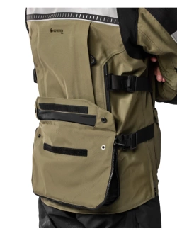 Kurtka motocyklowa tekstylna REV'IT! Dominator 3 GTX czarno-zielona