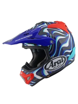 Kask enduro Arai MX-V Evo Stream niebieski