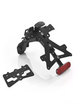 Zestaw mocowania do tablicy rejestracyjnej Rizoma Fox do Ducati Panigale V2 955 (2020-22)/ Panigale V4 1100 (2020-22)/ Streetfighter V2 955 (20220czarne