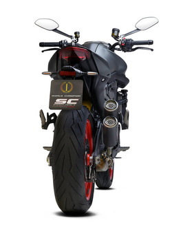 Tłumik motocyklowy podwójny SC-Project CR-T Ducati Monster 937 (21-24) carbon