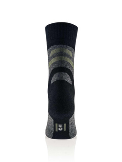 Skarpety termoaktywne Brubeck Trekking Merino grafitowy-khaki