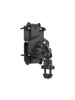 Uchwyt na telefon RAM Quick-Grip XL z adapterem tłumiącym wibracje i podstawą w kształcie litery U - krótki