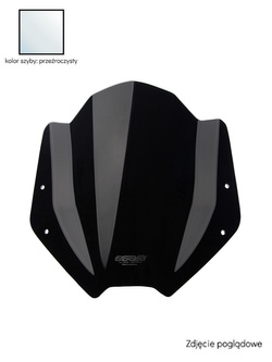 Szyba motocyklowa MRA "SH" + zestaw montażowy HKS-D BMW R 1200 R (06-14) przezroczysta 