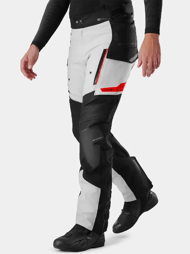 Spodnie motocyklowe tekstylne Shima Dune 2.0 G2 czarno-biało-czerwone