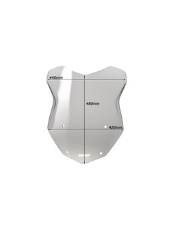 Szyba motocyklowa WRS Intermedio do BMW R1200GS/ Adventure (13-18), R1250GS / Adventure (18-23) przyciemniana