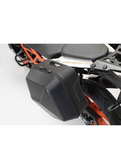 Zestaw: kufry boczne plastikowe + stelaże URBAN ABS SW-MOTECH KTM 125/390 Duke [17-] [pojemność: 2 x 16,5l]