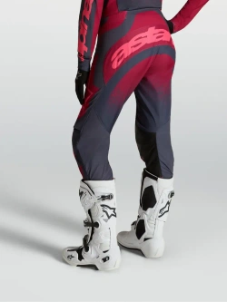 Spodnie cross damskie Alpinestars MX Stella Techstar Swan szaro-czerwone