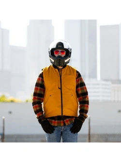 Kask integralny Biltwell Lane Splitter Flames czarno-biały