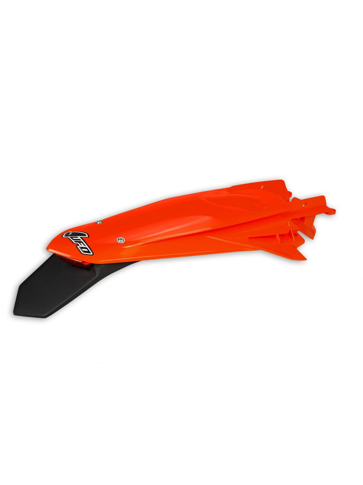 Tylny błotnik enduro z lampką LED UFO do KTM EXC 125/150/250/300, EXC-F 250/350/450/500 (20-) fluo pomarańzowy