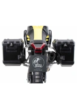 Zestaw: kufry boczne + stelaże Hepco&Becker Xplorer Cutout Aprilia Tuareg 660 Rally (25-) czarne