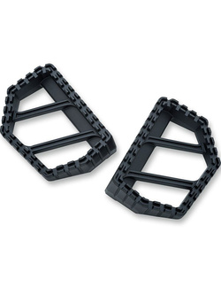 Podnóżki Riot-X Mini czarne + adaptery 8886 Kuryakyn do Harley Davidson XL 1200 (wybrane modele)