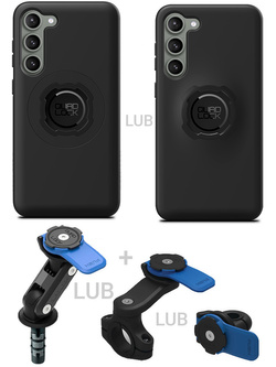 Etui na telefon Samsung Galaxy S23+ + mocowanie motocyklowe Quad Lock