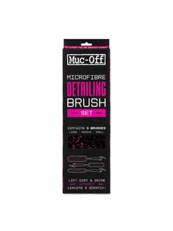 Zestaw szczotek z mikrofibry Muc-Off [zestaw 3 elementów]