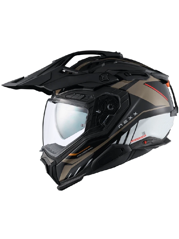 Kask adventure Nexx X.Wed 3 Gobi czarno-brązowy
