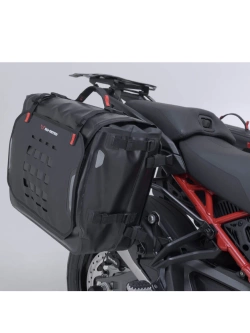 Sakwy wodoodporne SysBag WP L/L SW-Motech + stelaże PRO Ducati Multistrada V4/ S/ Pikes Peak (24-) [poj.: 2 x 27-40L]