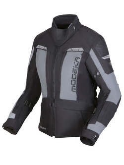 Kurtka motocyklowa damska tekstylna Modeka Hydron czarno-szara
