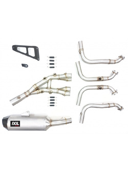 Pełny układ wydechowy IXIL VTI Hexoval Race BMW S 1000 R (21-24)/ RR (19-24), M 1000 R (23-24)/ RR (21-24) tytanowy