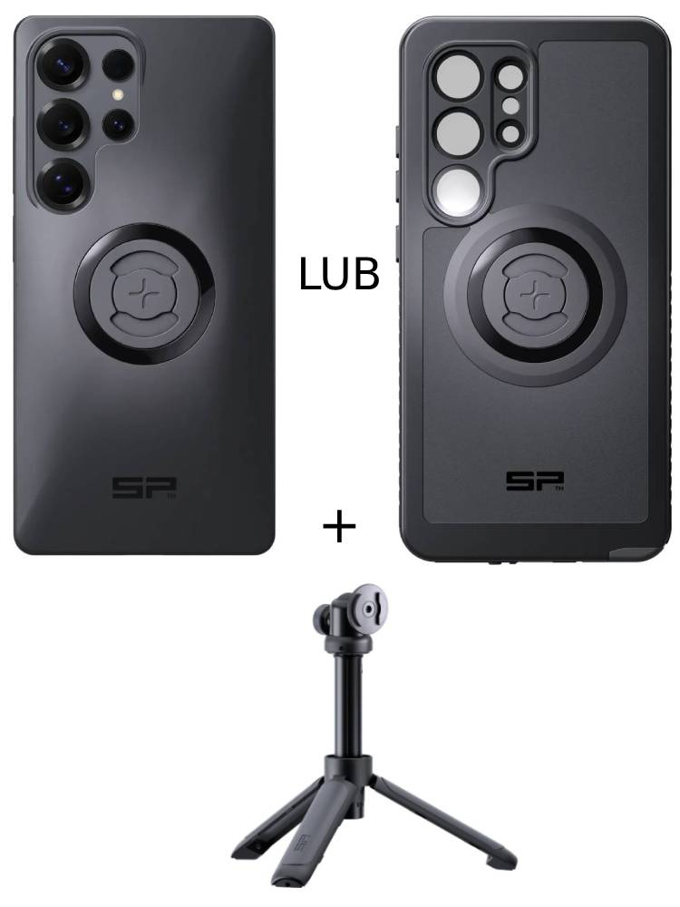 Zestaw: etui na telefon Samsung Galaxy S25 Ultra + statyw/selfie stick SPC+ SP Connect