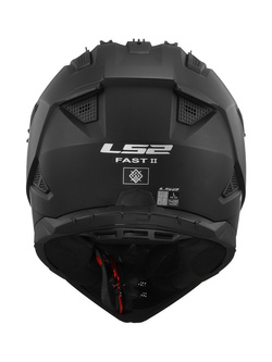 Kask enduro LS2 MX708 Fast II Solid czarny matowy