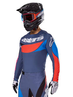Bluza cross Alpinestars MX Techstar Dreem szaro-wielokolorowa