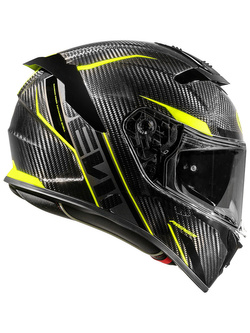 Kask integralny Premier Devil Carbon STY czarno-żółty
